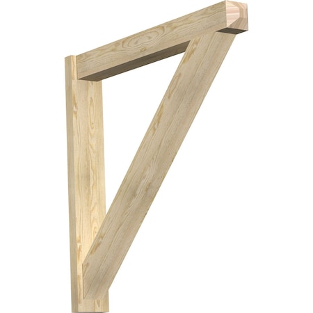 Ekena Millwork Traditional Rough Sawn Craftsman Outlooker, Douglas Fir, 6"W x 42"D x 42"H OUT06X42X42TRA04RDF